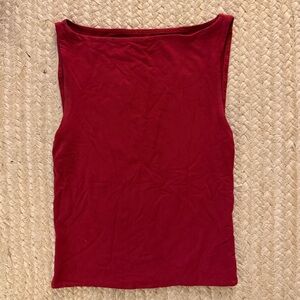 Supré Red Sleeveless Top